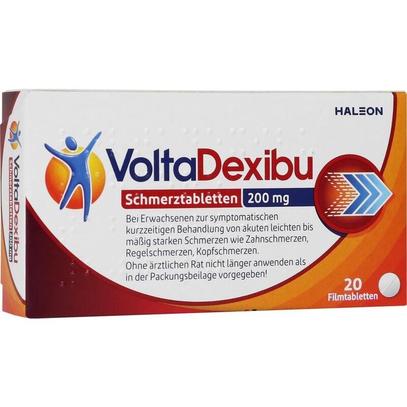 VOLTADEXIBU Schmerztabletten 200 mg Filmtabletten