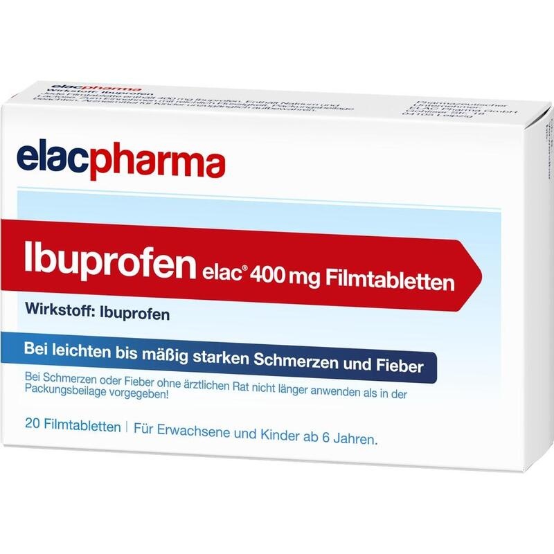 IBUPROFEN elac 400 mg Filmtabletten