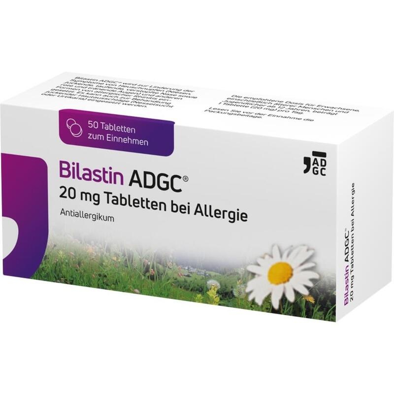 BILASTIN ADGC 20 mg Tabletten bei Allergie