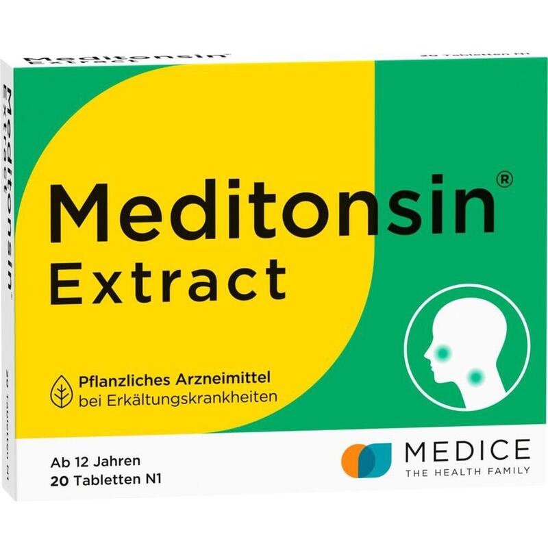 MEDITONSIN Extract pflanzliche Erkältungstabletten