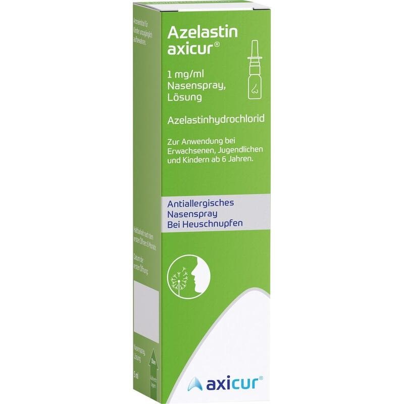 AZELASTIN axicur 1 mg/ml Nasenspray Lösung